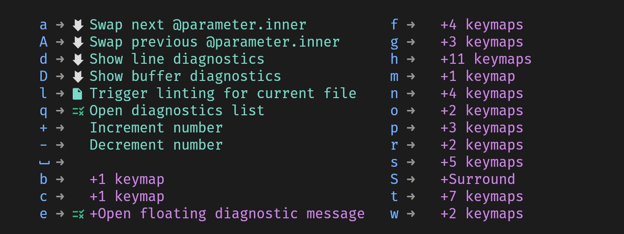 Which-key in neovim